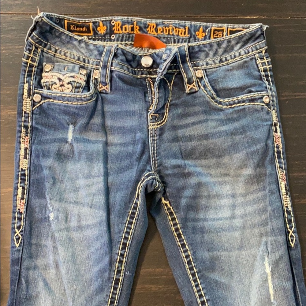 Rock revival jeans.